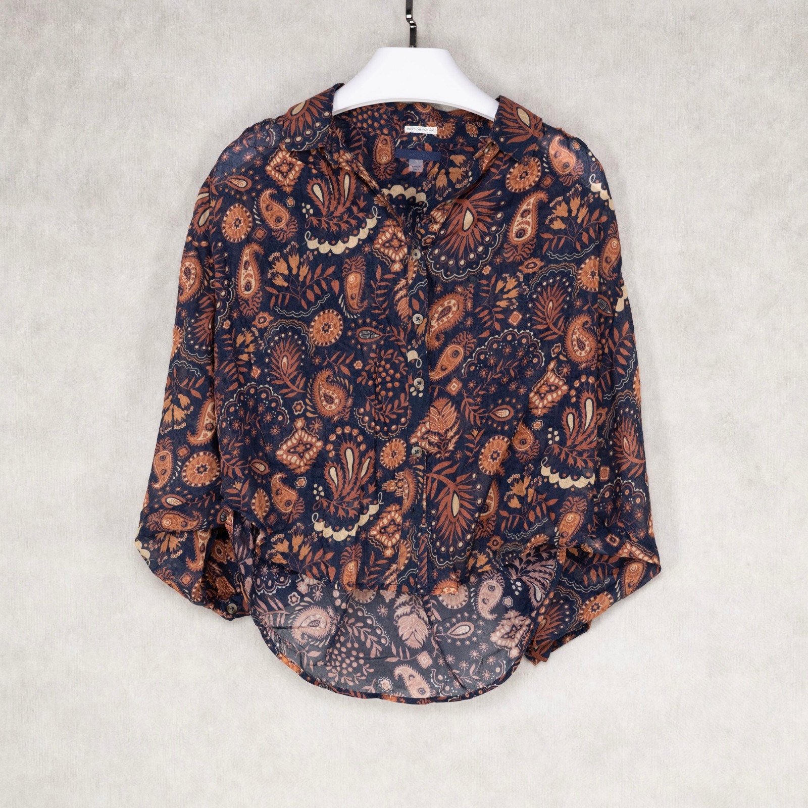 Mother Women Breeze Blouse Blue Multi Size Xs (Pre-Owned)